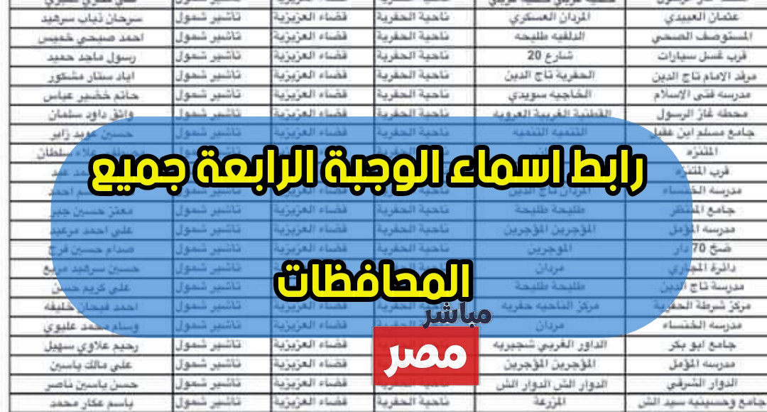 اسماء الرعاية الاجتماعية الوجبة الأخيرة