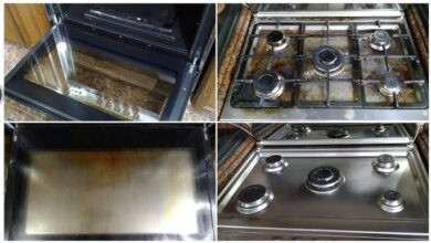 تنظيف البوتاجاز من الدهون