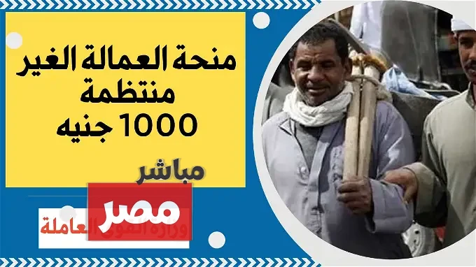 منحة العمالة الغير منتظمة