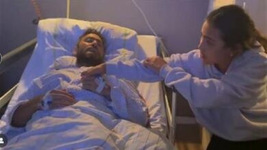 الحالة الصحية لتامر حسني