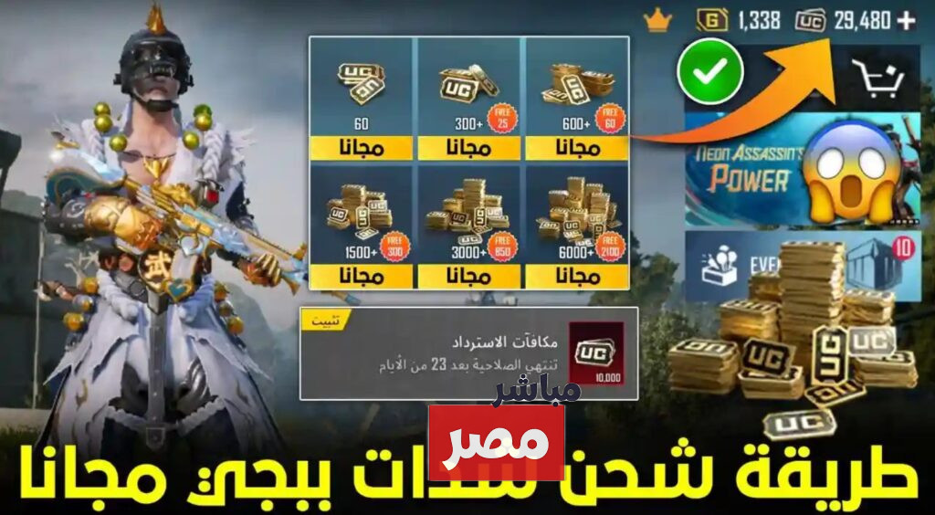 شحن شدات ببجي