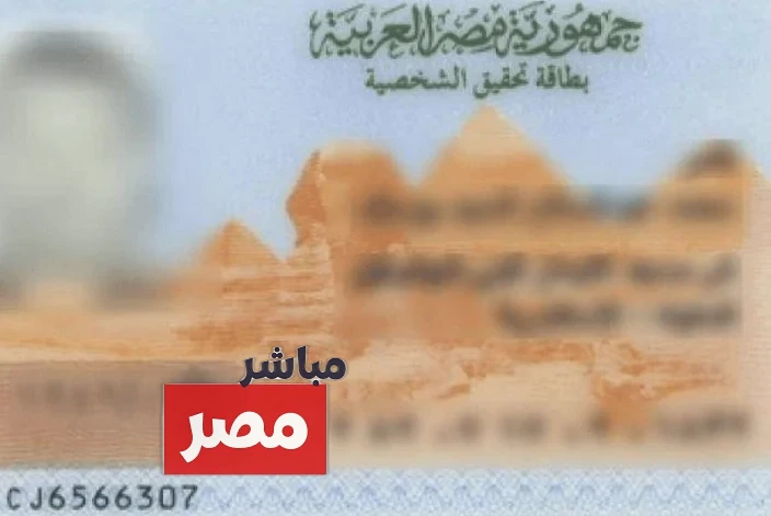 بطاقة الرقم القومي المصرية