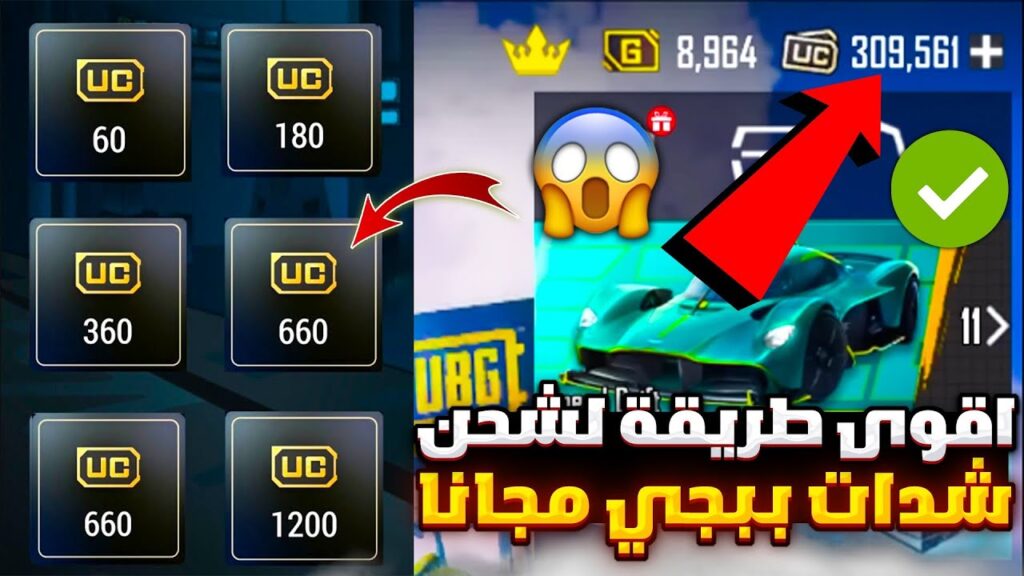 شحن شدات ببجي