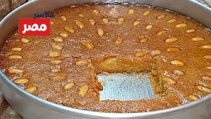 طريقة عمل البسبوسة بالسميد